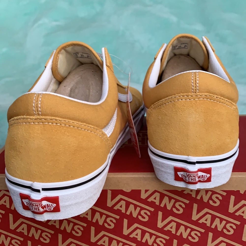 VANS OLD SKOOL OCHRE/TRUE WHITE MEN’S - Picture 6 of 16